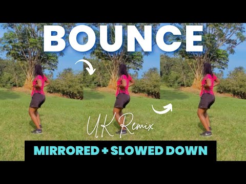 Bounce (UK Remix) Dance Tutorial - SLOWED + MIRRORED | Ruger, Midas The Jagaban