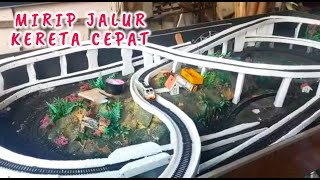 Download lagu Renovasi Layout Kereta Api Rail King Jadi Lebih Tinggi dan Panjang mp3
