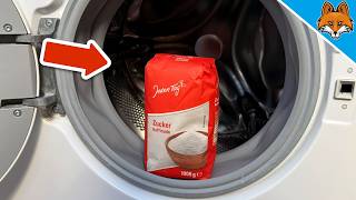Pour Sugar into your Washing Machine and WATCH WHAT HAPPENS💥(Brilliant Trick)🤯