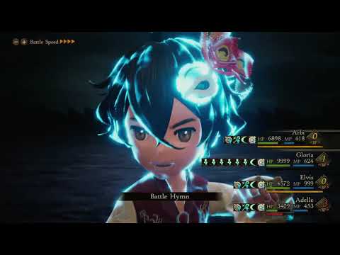 Bravely Default 2 Secret Boss Gwydion Kill in 1min 30s