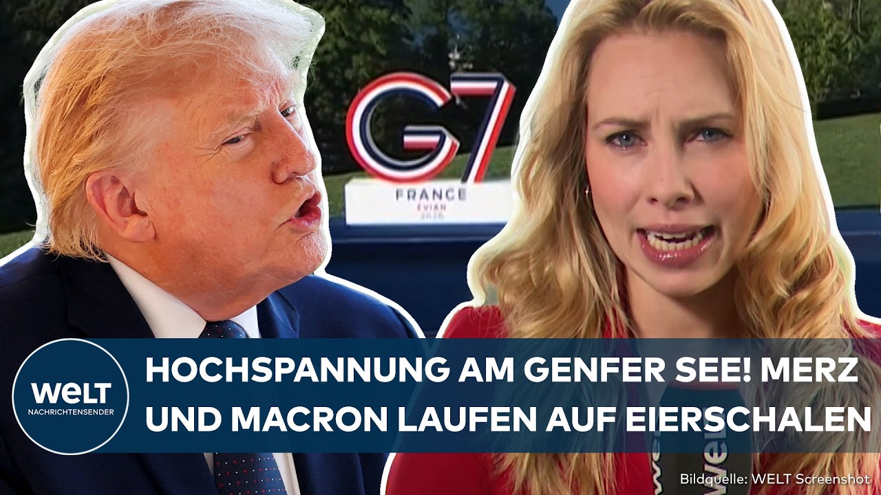 G7-GIPGEL: Ukraine hofft auf US-Zugeständnisse – Können Merz und Macron Trump bei Laune halten?