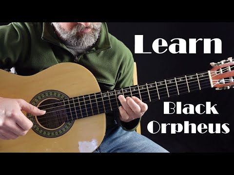 Black Orpheus Chord Melody Guitar Lesson / Tutorial (Manhã de Carnaval)
