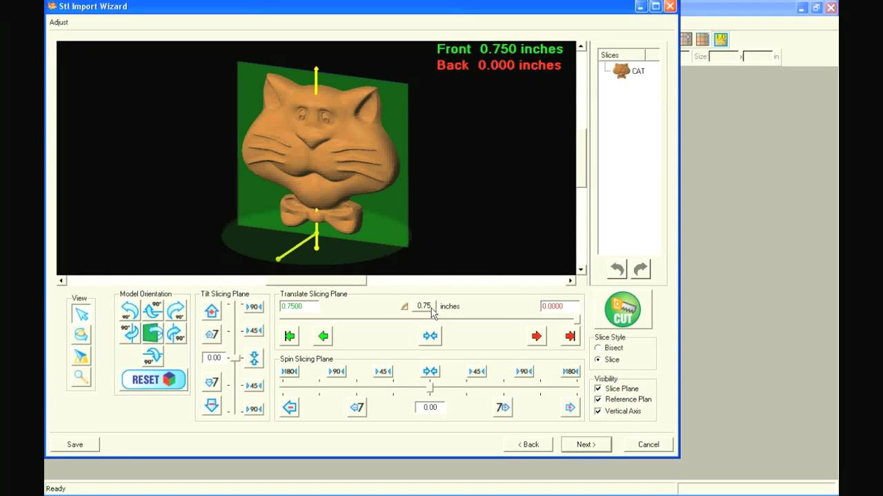 Slicer - Importing Relief Patterns