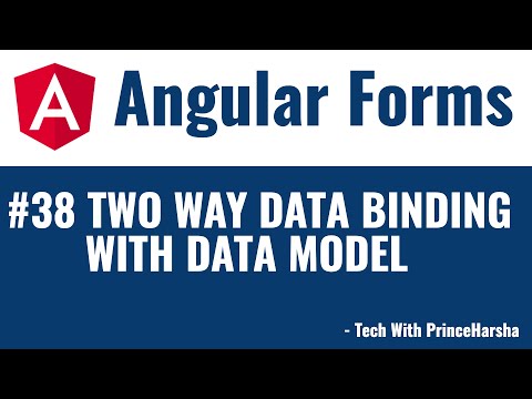 38 Angular Forms Tutorial Two way data binding data model