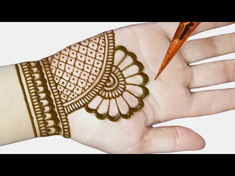Easy beautiful mehndi - mehndi design easy and beautiful - arabic mehndi 2019