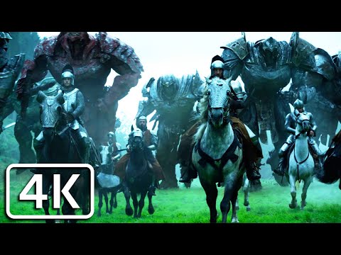 Transformers: The Last Knight - King Arthur and Transformers of the Round Table (Opening scene) [4K]