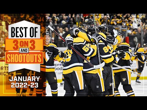 Melhores momentos de prorrogação e pênaltis 3 contra 3 de janeiro | NHL 2022-23
