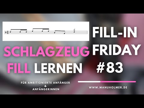 ♪ Fill-In Friday Folge 83 - jeden Freitag ein cooles Drum Fill lernen - für Anfänger*innen [E-drums]