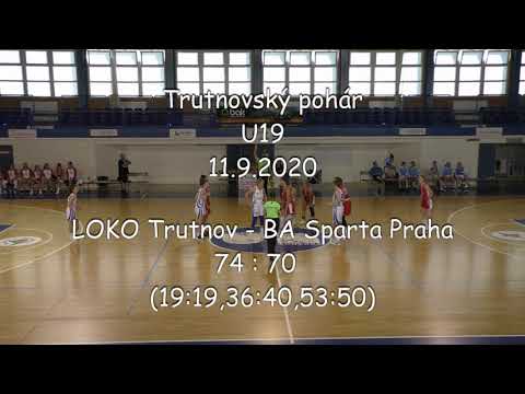 2020 0911  U19  Trutnovský pohár _  LOKO Trutnov - BA Sparta Praha