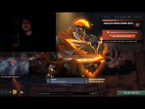 DOTA 2 - TREASURE OPENING! AGELESS HEIRLOOMS | BATTLE PASS 2022