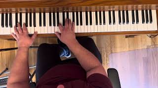 Brian Wilson cover - Midnight’s Another Day (overhead piano shot)