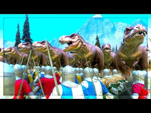 50,000 T-Rex's & The Great Dino War! (Ultimate Epic Battle Simulator)