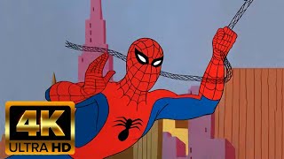 Spider-man Original Cartoon Theme Song  | 4K Remastered AI