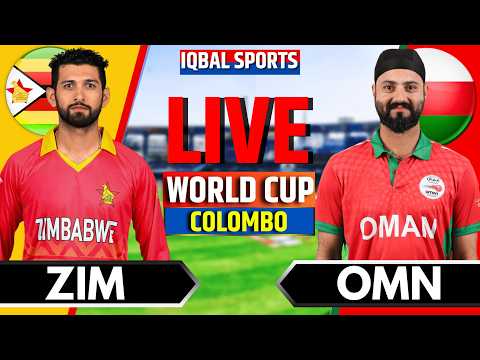 🔴Live: Zimbabwe vs Oman, 8th Match, T20 World Cup 2026 | Live Cricket Match Today | ZIM vs OMAN Live