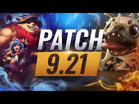 Best Champions TIER List – League of Legends Patch 9.21