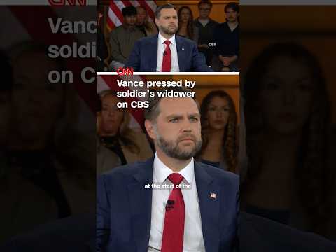 Vance pressed by soldier’s widower on CBS