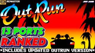 Which Version of OutRun Did I Rank No.1? (Updated+4K Remaster) #outrun #sega #arcadegames
