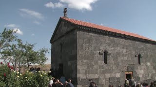 Ափնա գյուղի Զորավոր Սուրբ Աստածածին է տարվել Քրիստոսի խաչափայտի մասունքը