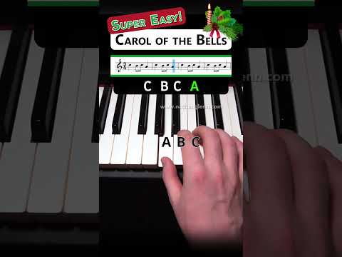 Carol of the Bells - anyone can play this! (Piano Tutorial) 🎄🎉🎹