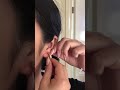 She RIPPED her earlobe?!?! 😱😳#rippedearlobe #earlobe #cliponearrings #shorts ✨jycjewelry.com✨