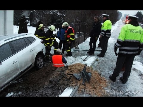 Dopravní nehoda se zraněním (únik plynu) - Opava - Slavkov (Olomoucká) - 21.2.2013 - 15:00
