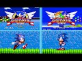 Sonic The Hedgehog Anniversary Edition 1 2 All Chaos Emeralds Gameplay