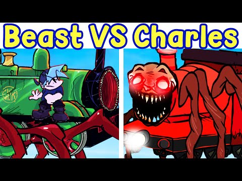 Friday Night Funkin': The Beast Oliver VS Choo-Choo Charles [Horror Thomas & Friends] FNF Mod