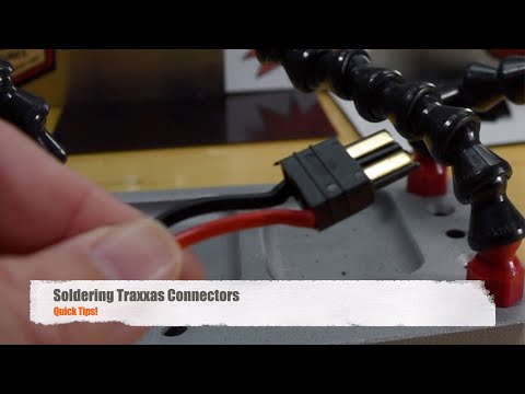 Quick Tip: Soldering Traxxas Connectors
