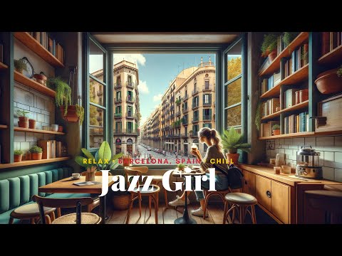 Barcelona Cafe Ambience |  Mellow Spanish Coffee Shop Sounds, Soft Piano, Lofi Music to be happy