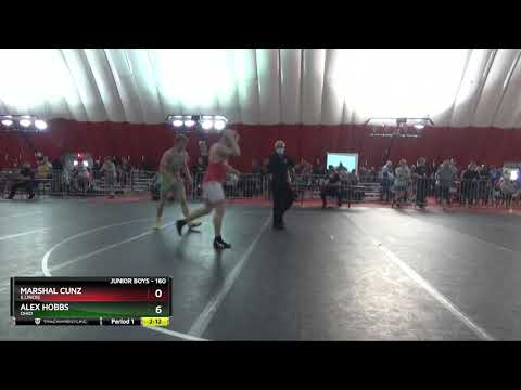 Junior Boys 160 Marshal Cunz Illinois Vs Alex Hobbs Ohio