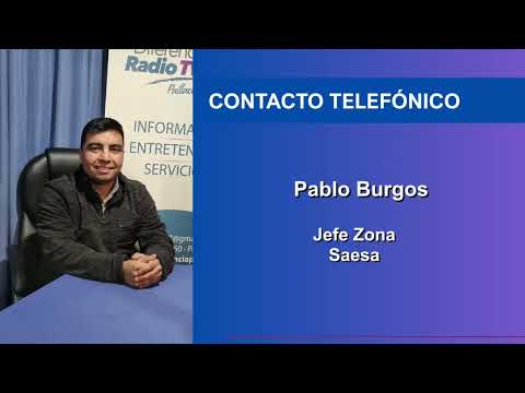 Pablo Burgos, Jefe de Zona Saesa - Entrevistas en Hora 13