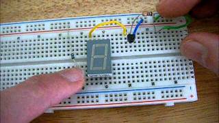 How to control a 7 segment LED display