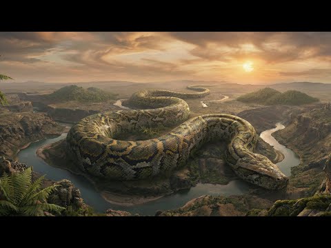 The Most Intense Prehistoric Battle: Titanoboa vs Smilodon ｜ 史前最激烈的一战：泰坦巨蟒 vs 剑齿虎