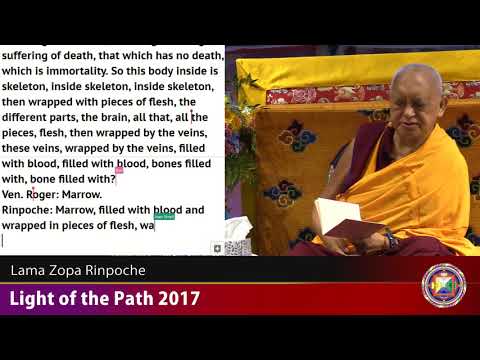 20170910 1930 LZR LOP KC, USA - Khunu Lama: in praise of Bodhicitta. Benefits 35 Buddhas