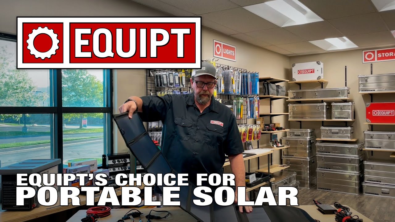Equipt's choice for portable solar - Overland Solar