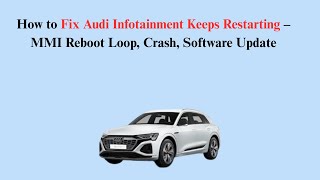 2019-2024 Audi Q3, Sportback & RS Q3 Display: Black Screens, Component