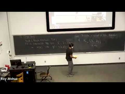 Zassenhaus Lectures, Bhargav Bhatt, April 19, 2023.