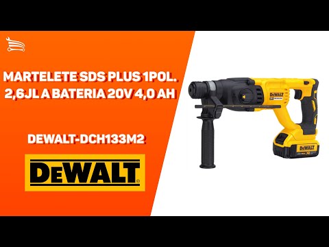 Martelete Combinado Brushless SDS Plus 1 Pol. 2,6J 20V com 2 Baterias 4,0Ah e Carregador 110V - Video