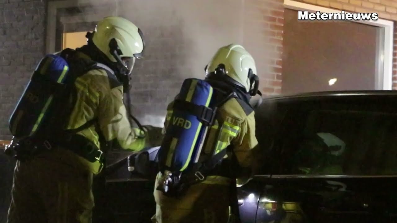 Auto brand Hoogeveen(Video)