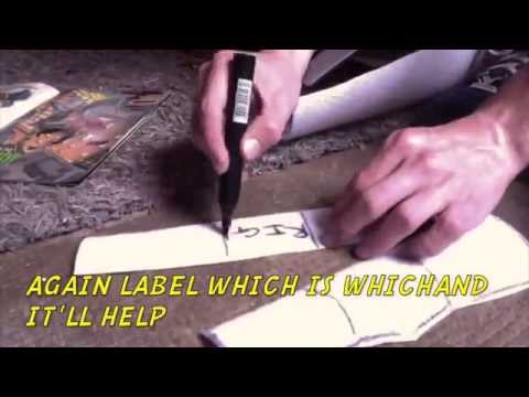 How to make Armoured Gauntlets (Red Hood) - Process Video