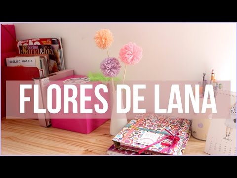 DIY: Cómo hacer flores de lana para decorar tu hogar