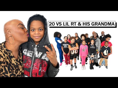 20 KIDS VS 1 RAPPER: LIL RT & HIS GRANDMA