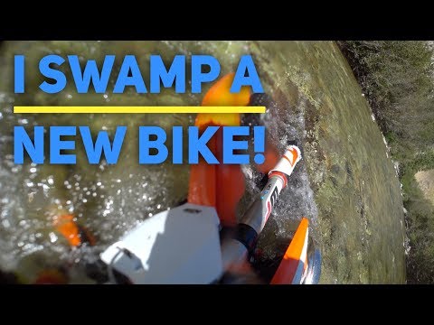 I Swamp a Brand New 2020 Dirt Bike In a River!!!