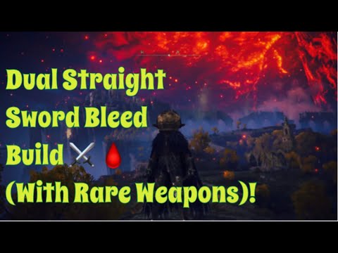 Dual Straight Sword Bleed Build with Warhawk’s Talons! ⚔️ 🩸 (Elden Ring PvE builds)
