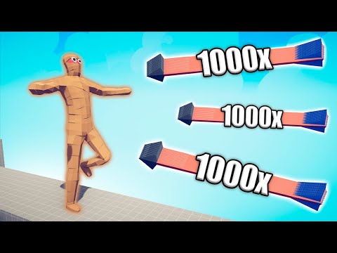 MUMMY GIANT vs 1000x OVERPOWERED UNITS - TABS | Totally Accurate Battle Simulator 2024