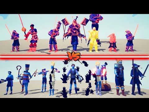 ULTIMATE SAMURAI TEAM vs LEGACY TEAM | TABS - Totally Accurate Battle Simulator