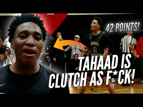 TAHAAD SENT IT TO DOUBLE OT OFF CLUTCH 3s.. GOTY Hudson Catholic vs Roselle Catholic!