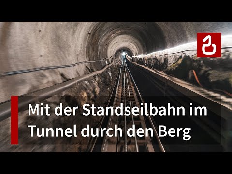 Die unterirdische Standseilbahn Zermatt - Sunnegga