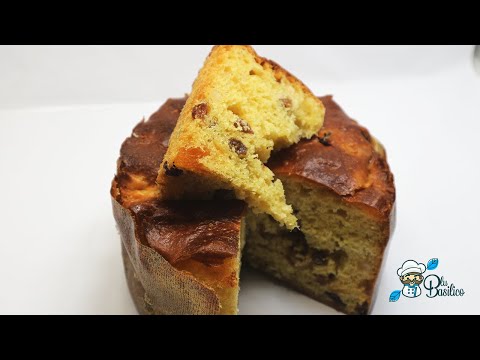Panettone fatto in casa impastato a mano senza planetaria