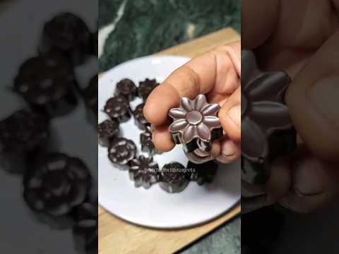 Homemade Chocolates🤎| #homemadechoclate #darkchocolate #chocolaterecipe